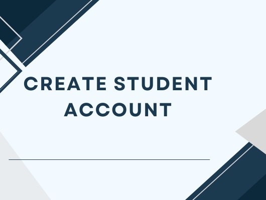 How do I create a student account