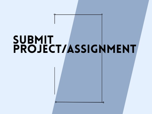 How do I submit an assignment / project?